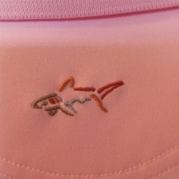 GREG NORMAN WOMEN'S PINK POLO GOLF SHIRT Size M - Picture 3 of 6
